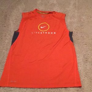 Men. Livestrong tank top